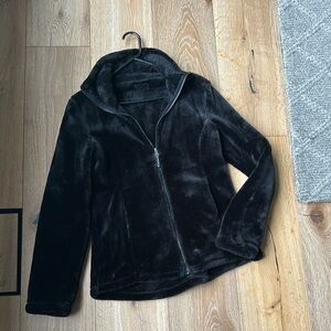32 Degrees Black Teddy Jacket Size M EUC